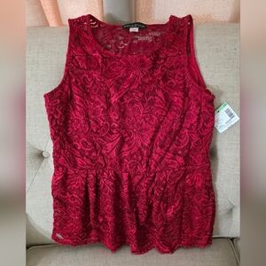 2 Lace Sleeveless Top